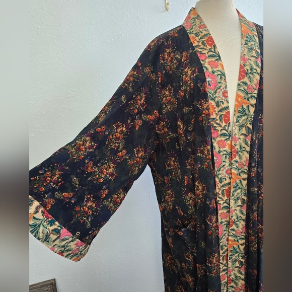 Natural Life NWT Camila Kimono Duster Floral Print Size L/XL - Picture 5 of 9